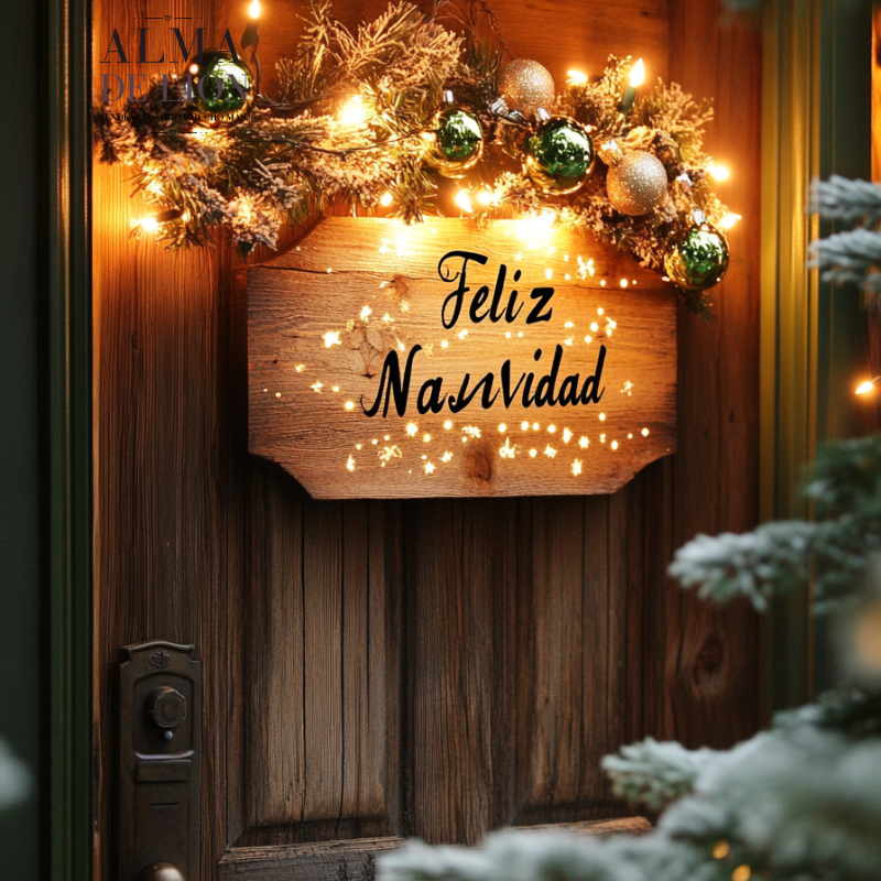Decoración de Puertas Navideñas Ideas para Darle la Bienvenida a la Magia de la Navidad (18)