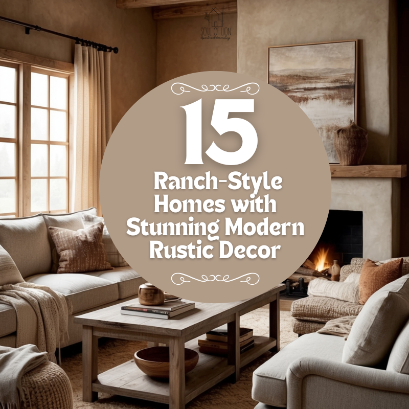 15 Ranch-Style Homes with Stunning Modern Rustic Decor (15)