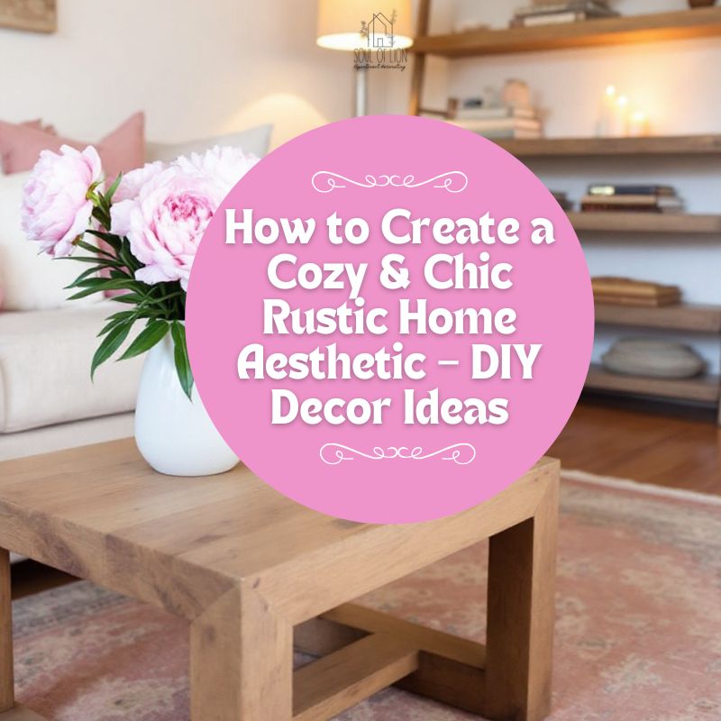 How to Create a Cozy & Chic Rustic Home Aesthetic – DIY Decor Ideas (4)