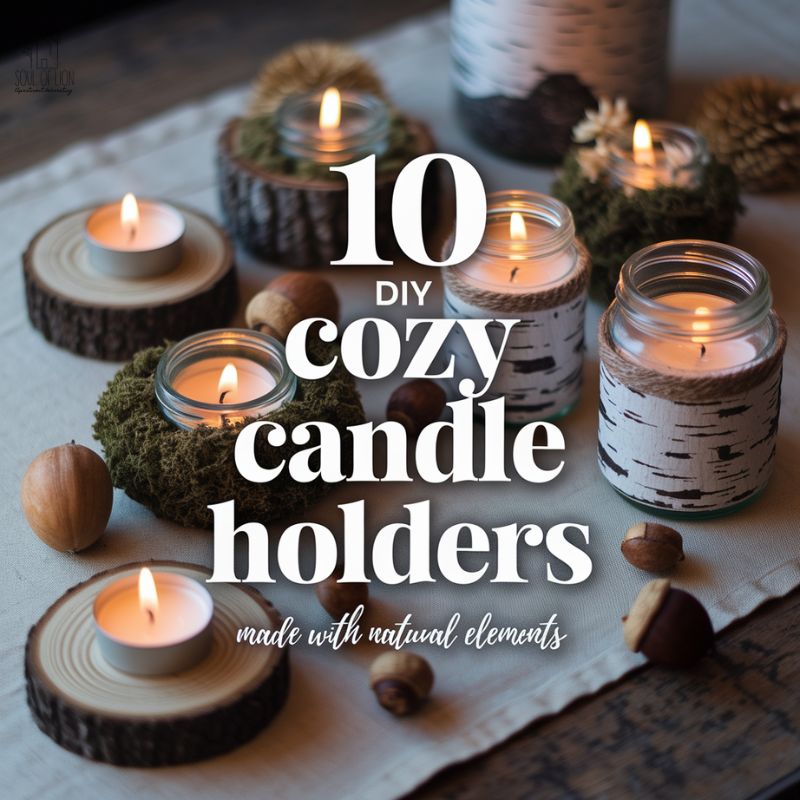_DIY Cozy Candle Holders with Natural Elements (10)