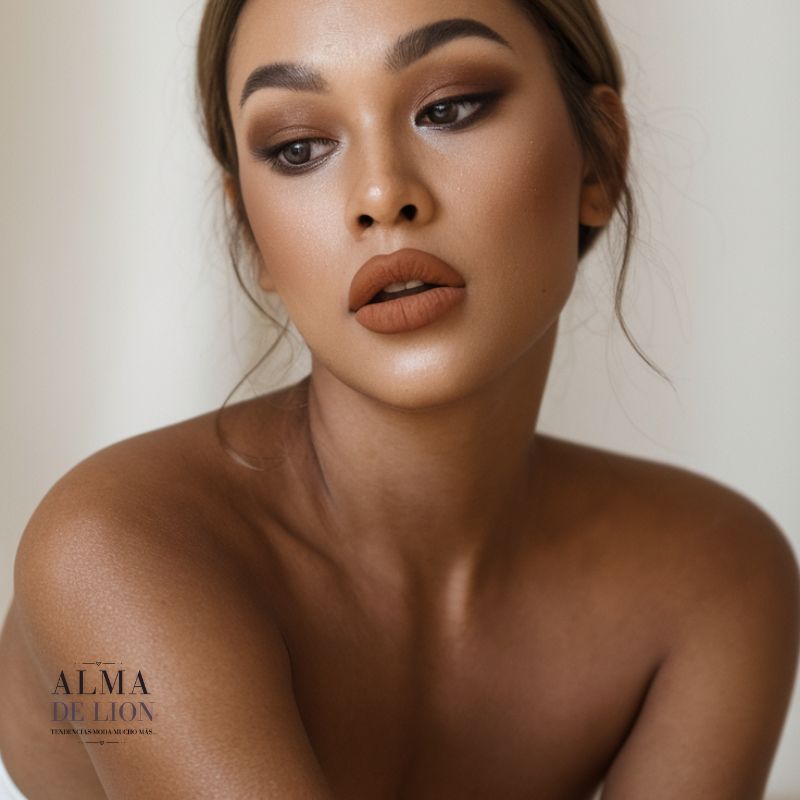 Sombras y Labiales para un Maquillaje Natural en Morenas Los Mejores Colores