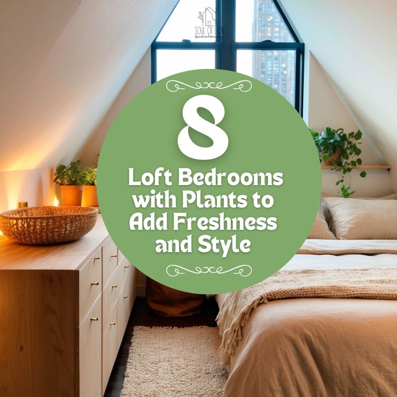 8 Loft Bedrooms with Plants to Add Freshness and Style