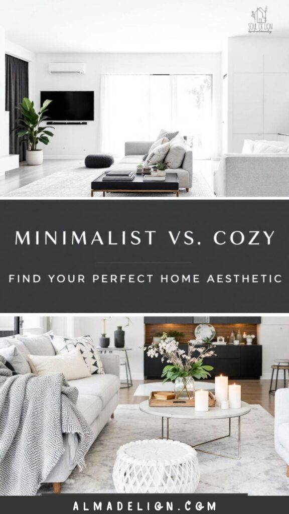 Minimalist vs. Cozy: Find Your Perfect Home Aesthetic – DIY Decor Ideas 