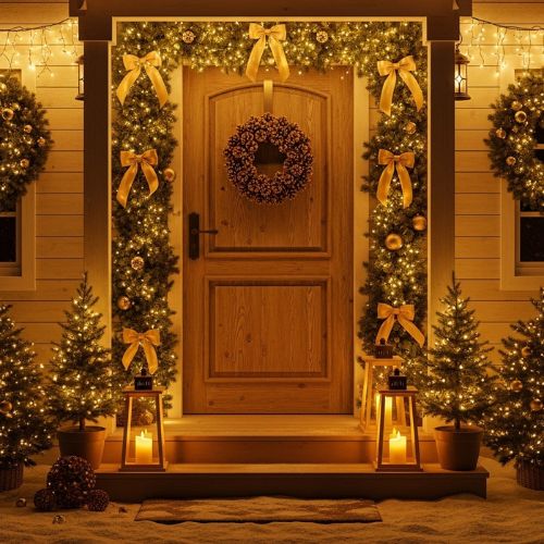 11 Christmas decor DIY for a cozy front porch